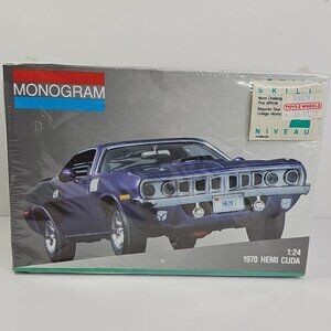 1991 Monogram 1:24 '70 Plymouth HEMI Cuda 426 #2943 Sealed Box Vintage
